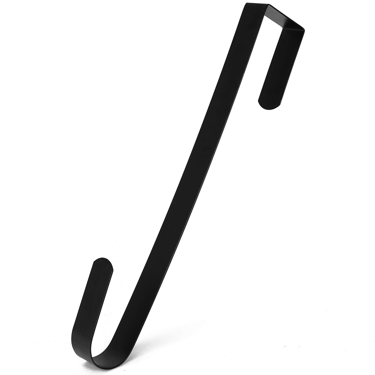 RN'D Over Door Wreath Hook - Thin Metal Overdoor Wreath Holder Seasonal Hanger for Front or Back Door